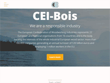 Tablet Screenshot of cei-bois.org